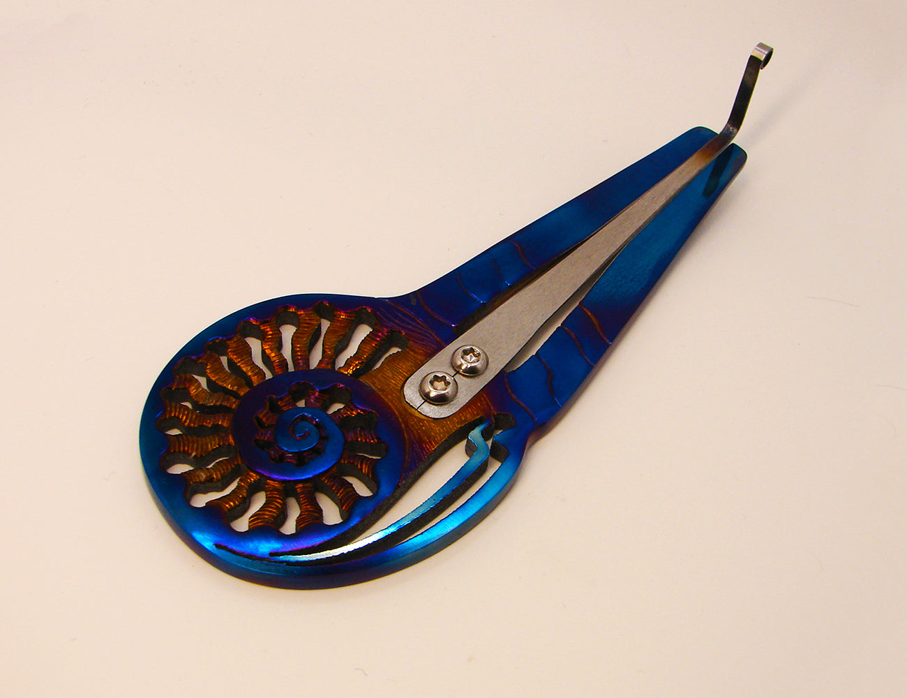 Titanium jaw harp "AMMONITE"