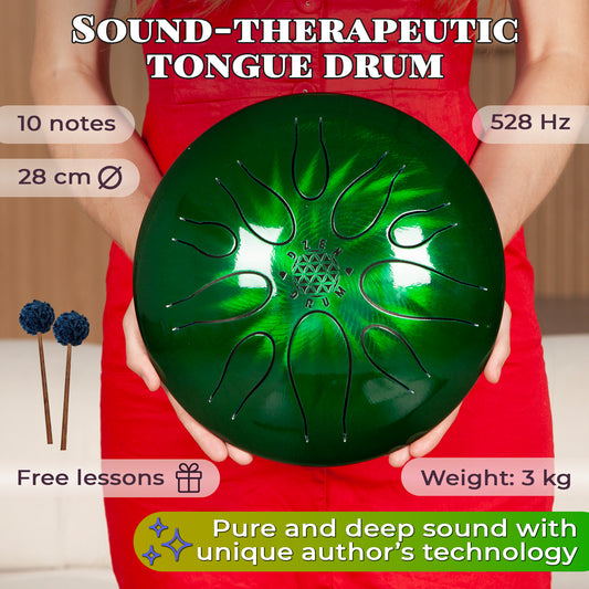 DZEN DRUM emerald 10 notes