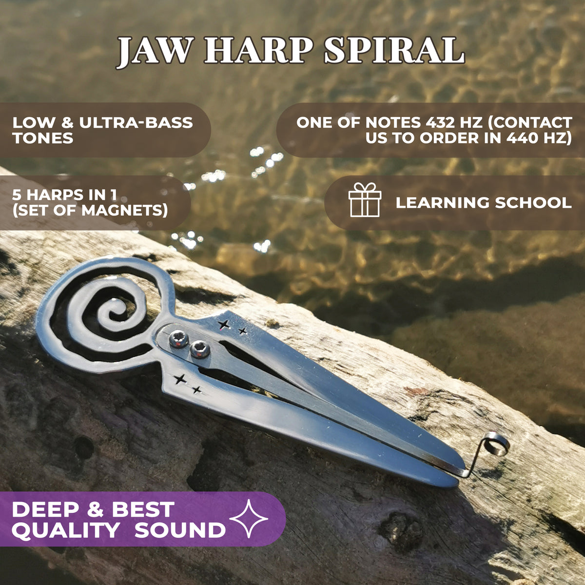 JAW HARP SPIRAL 5-in-1