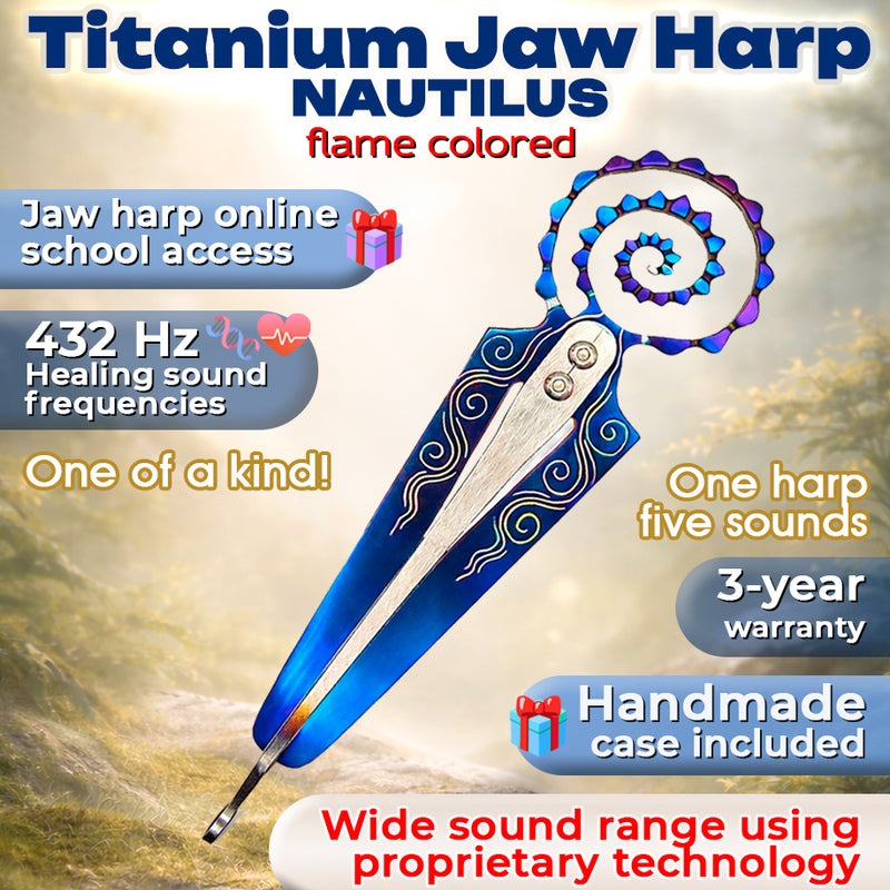 JAW HARP NAUTILUS TITANIUM
