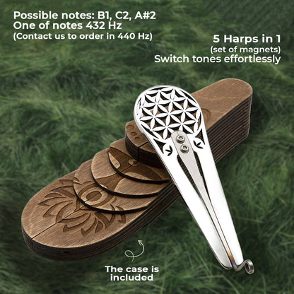 Jaw Harp FLOWER OF LIFE 5 in 1