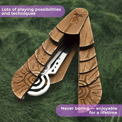 The "Concentration" Jaw Harp Set: Tesla, Spiral, Fractal
