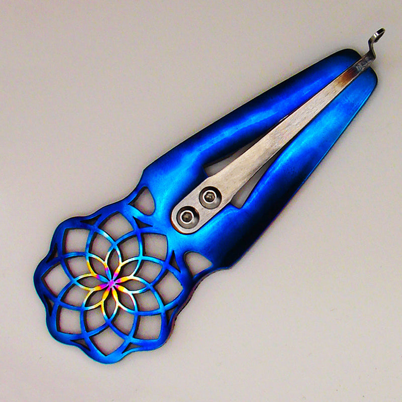 Titanium jaw harp "MANDALA"