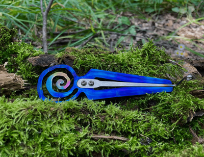 Titanium jaw harp SPIRAL