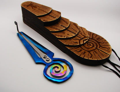Titanium jaw harp SPIRAL