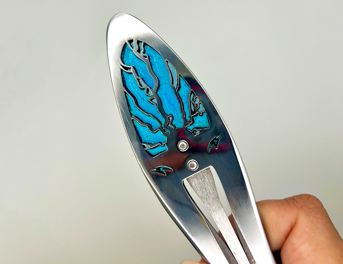 Jaw harp "TESLA" with color filling