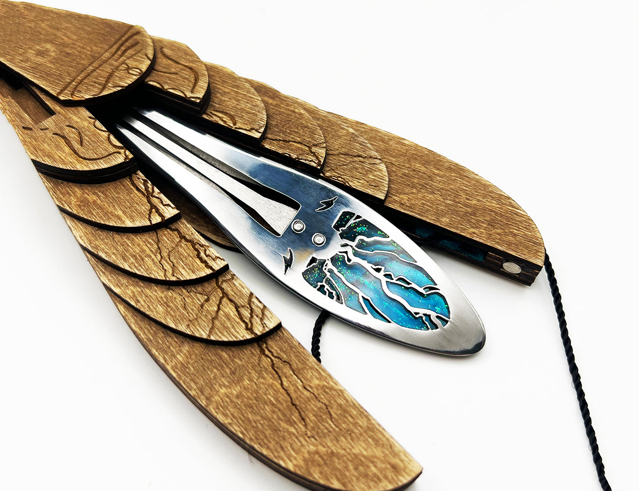 Jaw harp "TESLA" with color filling