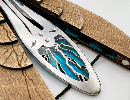 Jaw harp "TESLA" with color filling